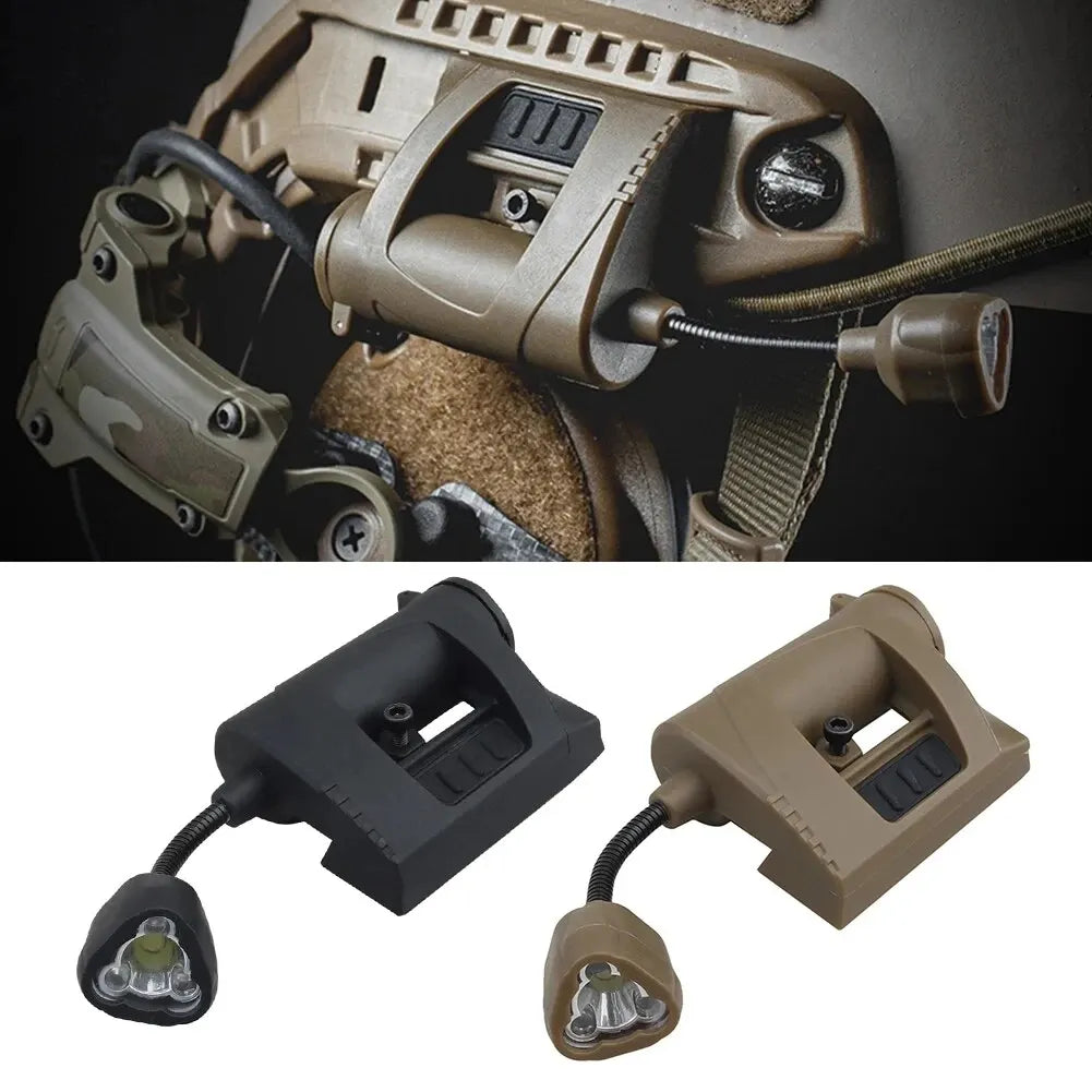 3-Modus Tactical-LED-Helmlicht mit Halterung
