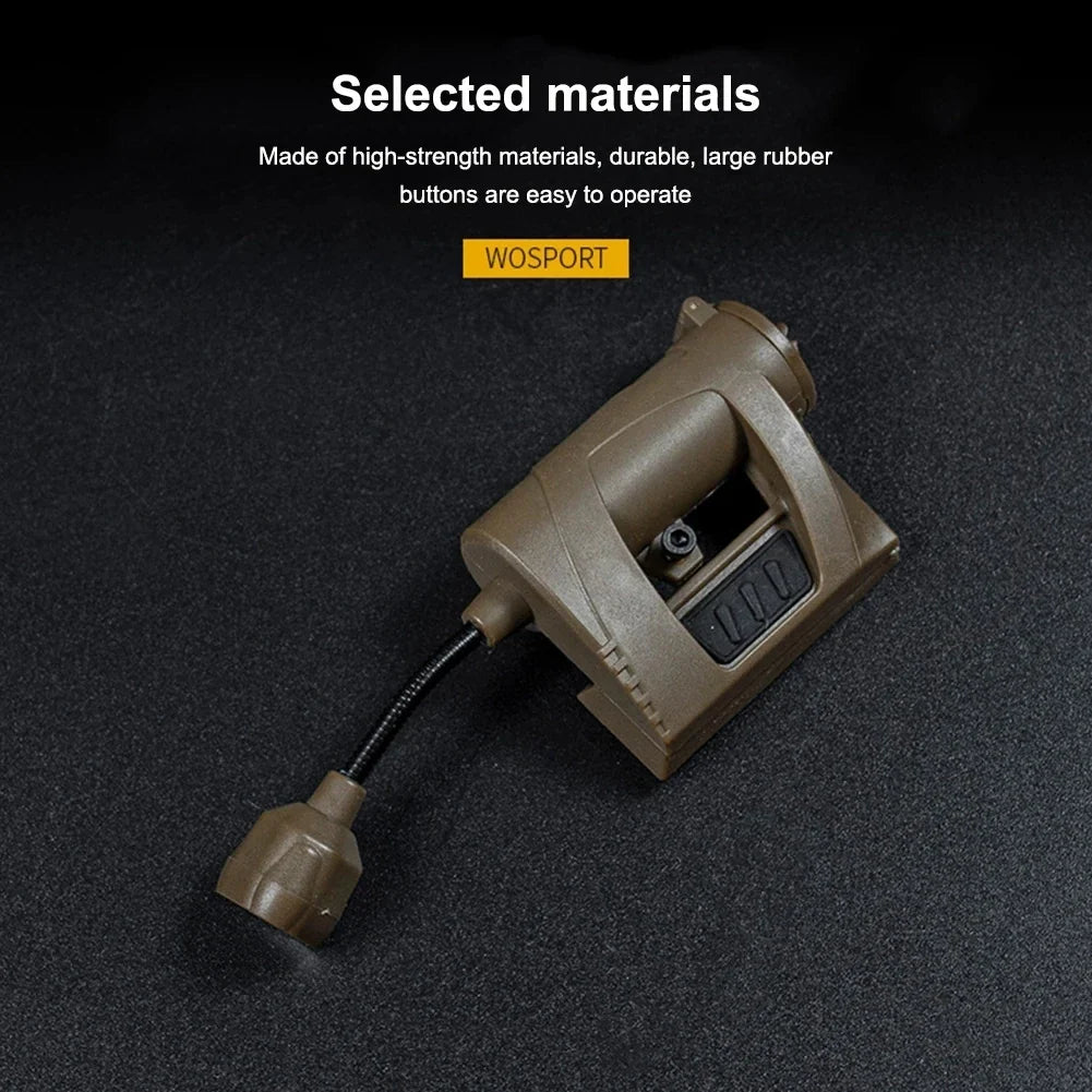 3-Modus Tactical-LED-Helmlicht mit Halterung