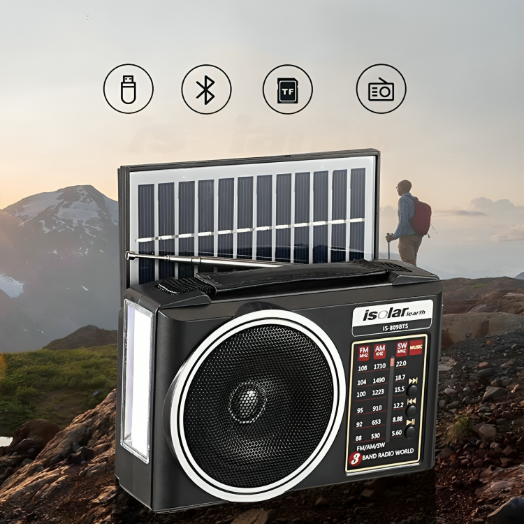 Solaraudio Tragbares Solarnotfallradio