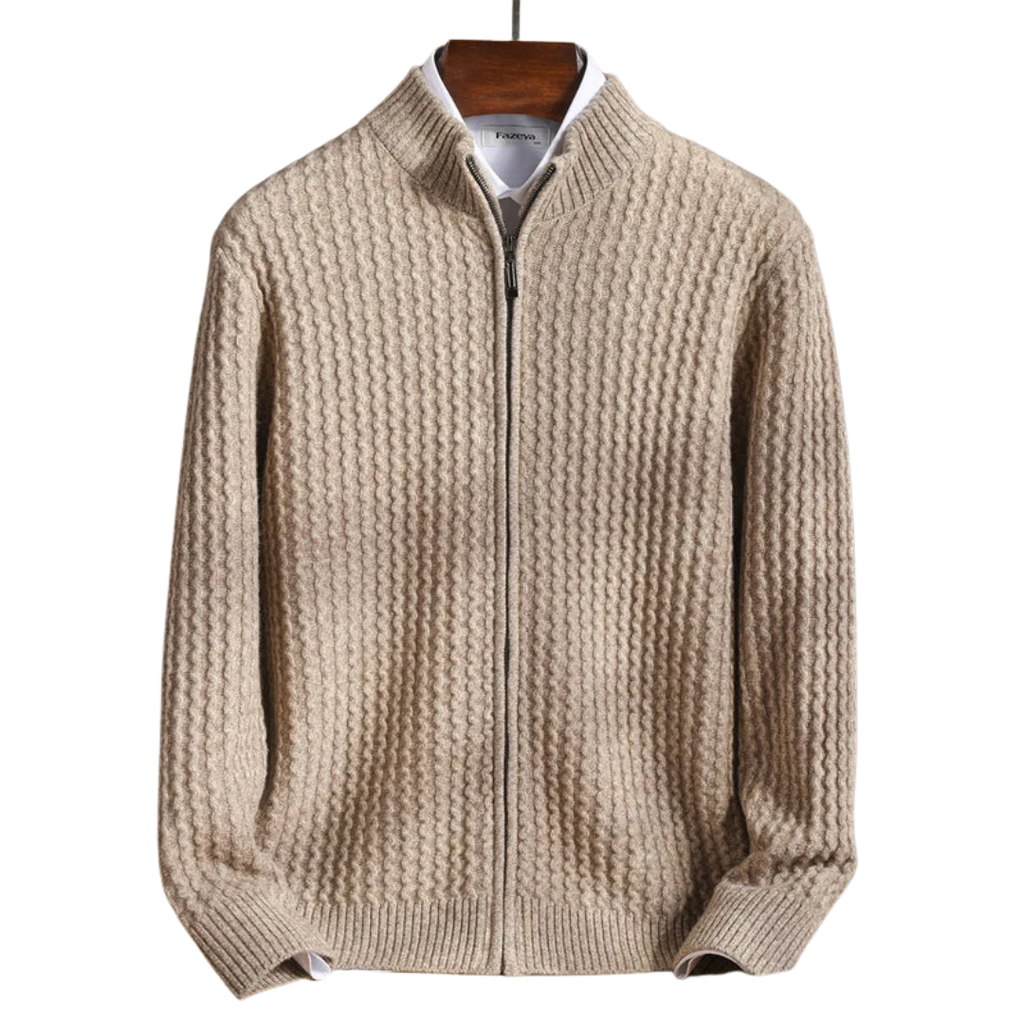 Sandridge Wollpullover mit Reißverschluss