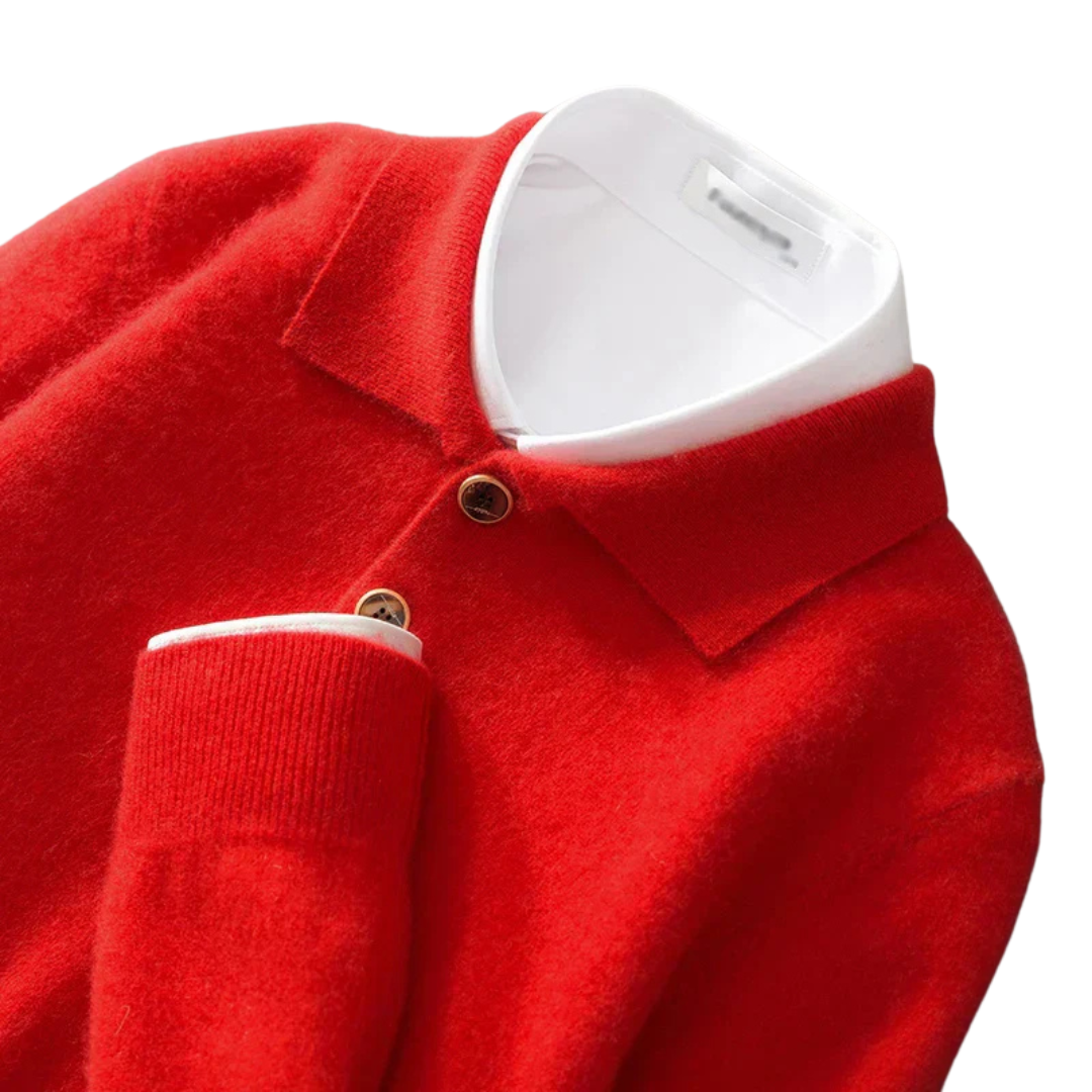 Lumière Polokragen-Pullover