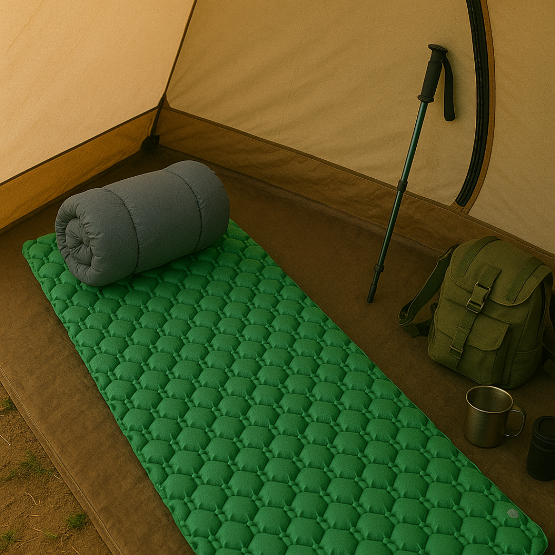 Ultraleichtes Camping-Luftmatratze 550 g – AirHex TrailMat