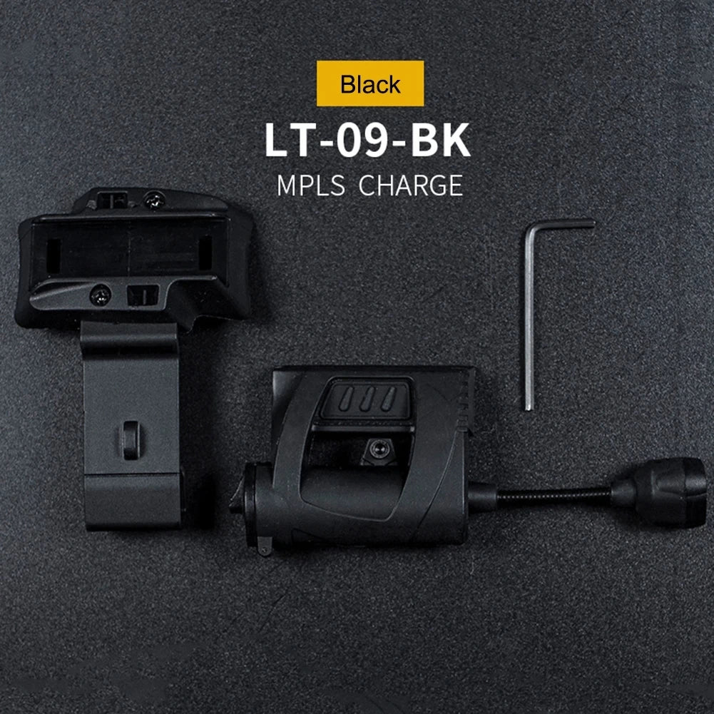 3-Modus Tactical-LED-Helmlicht mit Halterung
