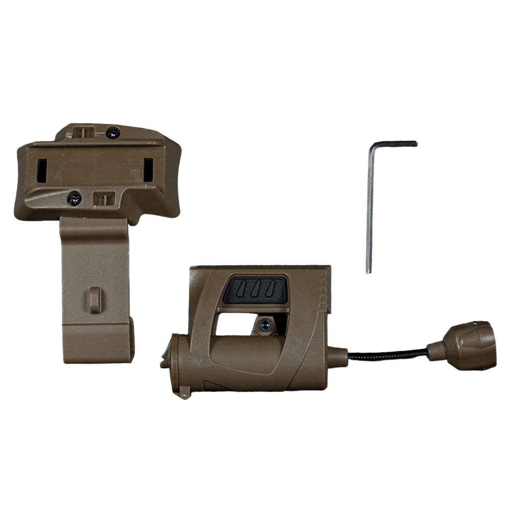 3-Modus Tactical-LED-Helmlicht mit Halterung
