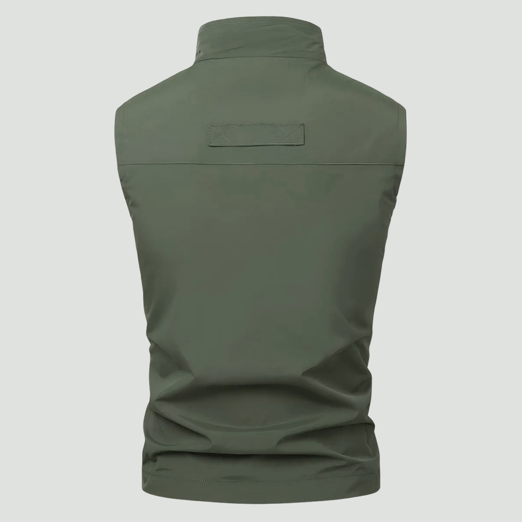 Leichte Outdoor-Weste mit vielen Taschen – schnelltrocknende Schicht