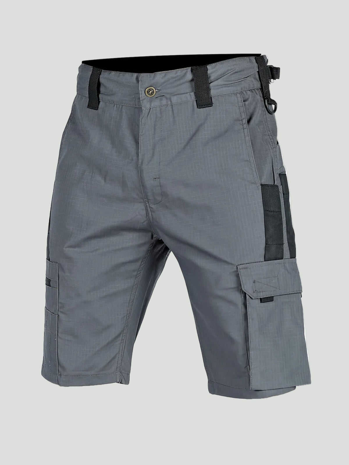 Herren Ripstop-Cargo-Shorts – lange Shorts mit Reißverschlusstasche