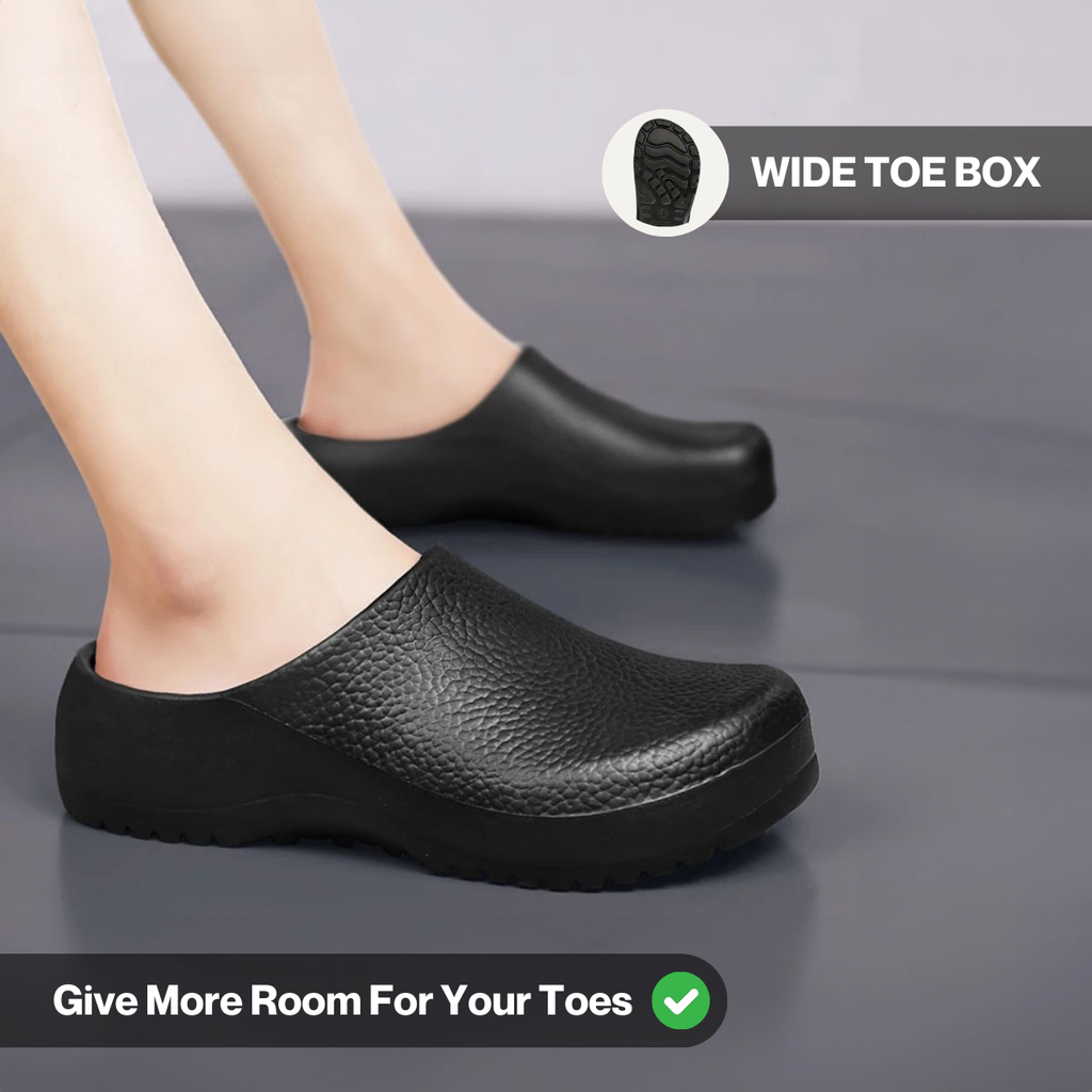 Comfort-Clog-Pantoletten mit rutschfester Sohle