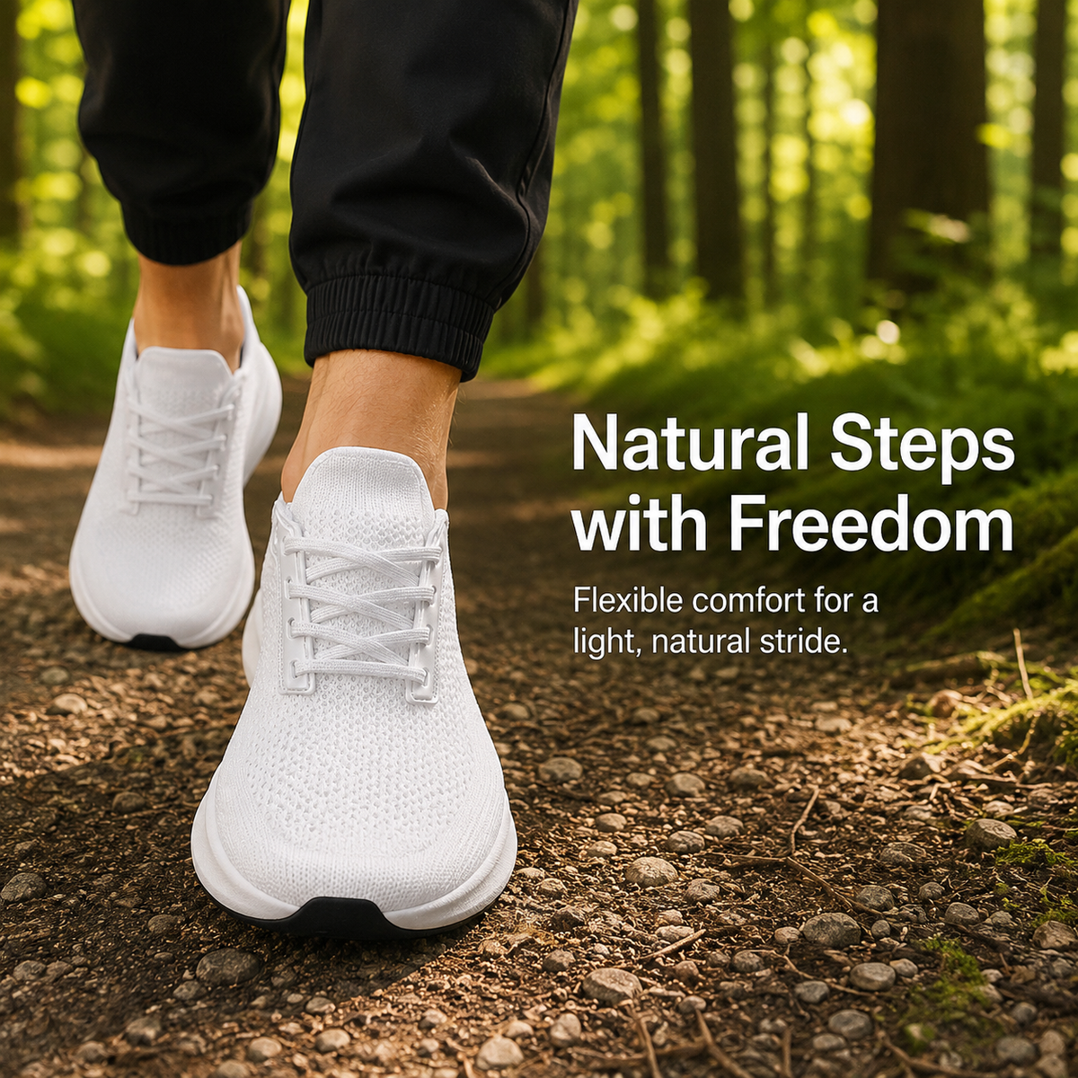 Komfort-Walking-Schuhe mit breiter Zehenbox – Unisex