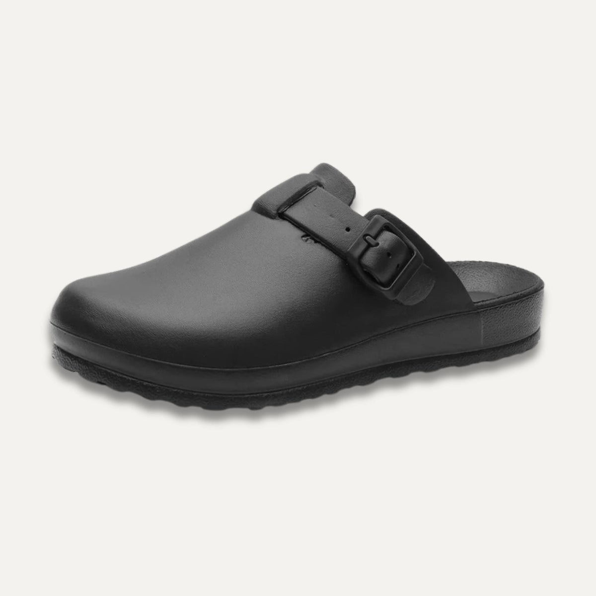 Comfort-Clogs mit Fußgewölbestütze und rutschfester Sohle