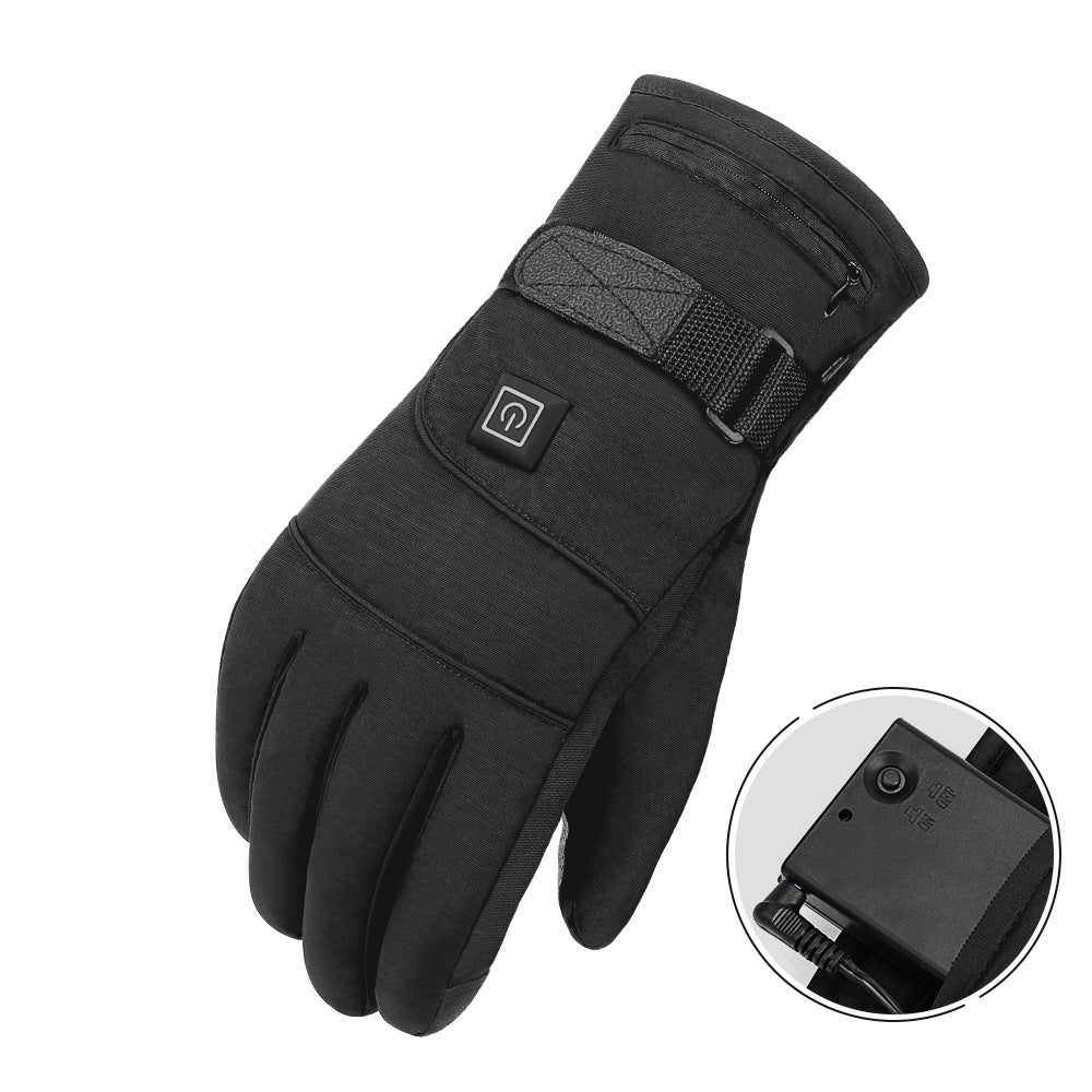 Elektrisch beheizbare Handschuhe – wasserdicht mit Touchscreen-Fingerspitzen