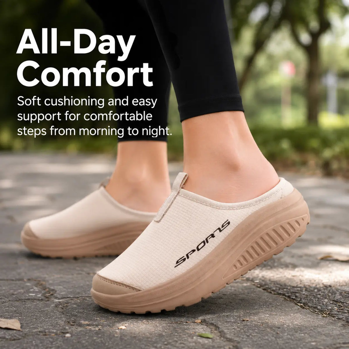 Damen-Komfort-Slip-on-Hausschuhe mit geschlossener Zehenpartie