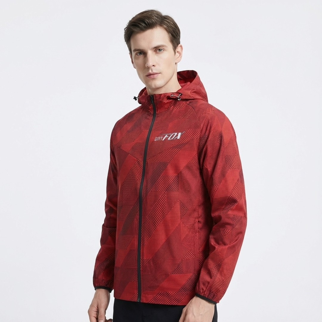 VeloGuard Fahrrad-Windjacke mit Kapuze
