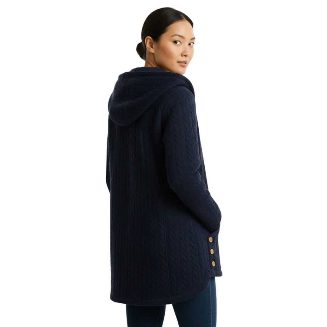 Arlo Strickjacke mit Kapuze