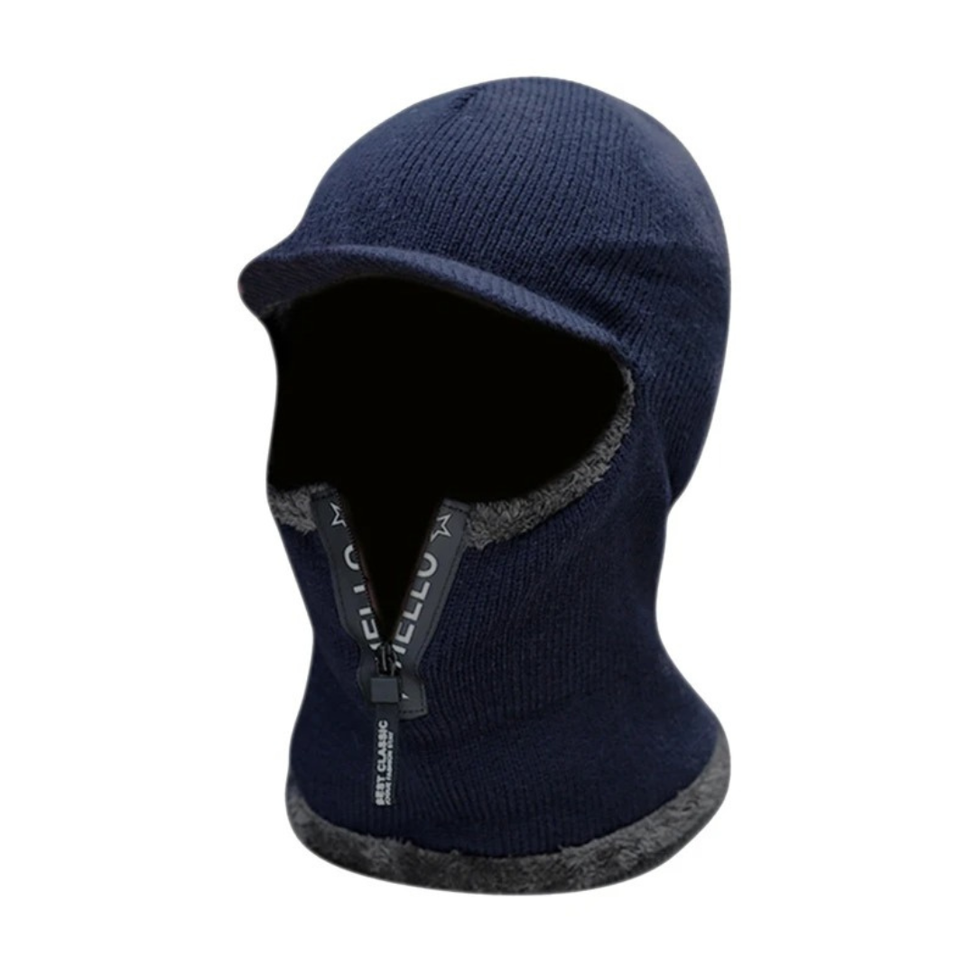 Mütze mit Windschutz & Fleecefutter für Winter – FrostShield Knit