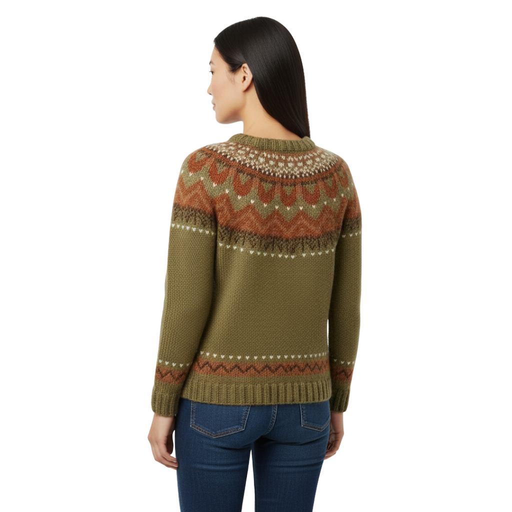 FrostLoom Nordischer Strickpullover