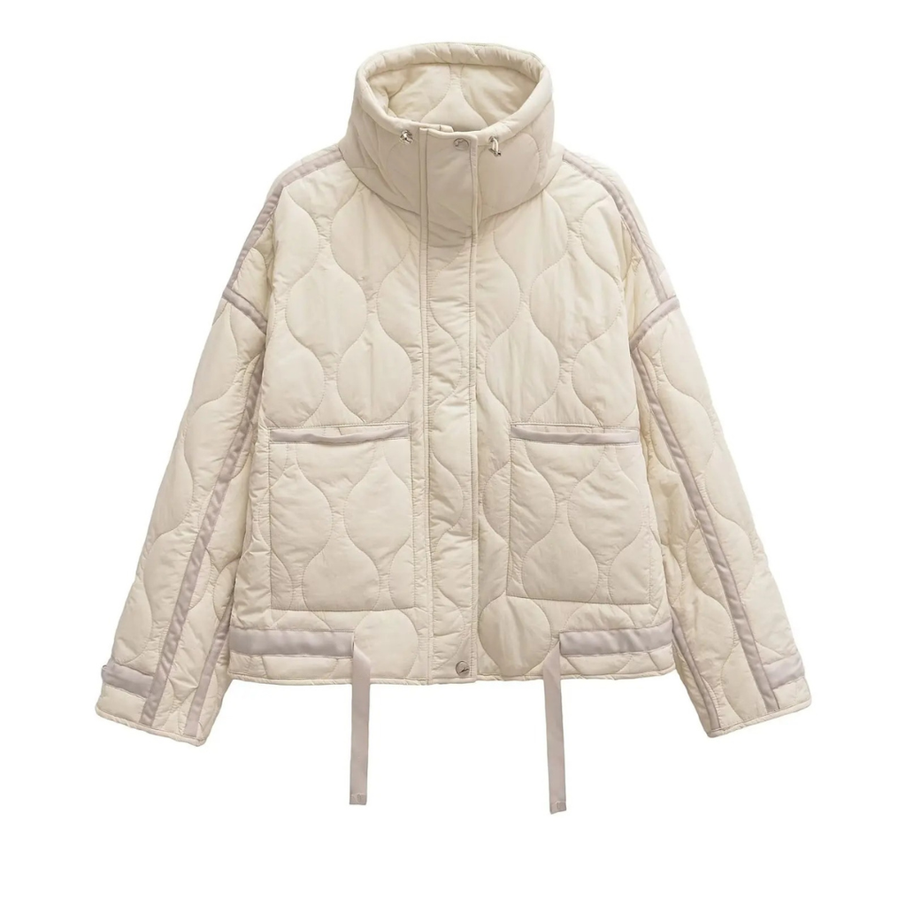 Mantel Damen mit Reißverschluss & großen Taschen – WinterLoom Jacket