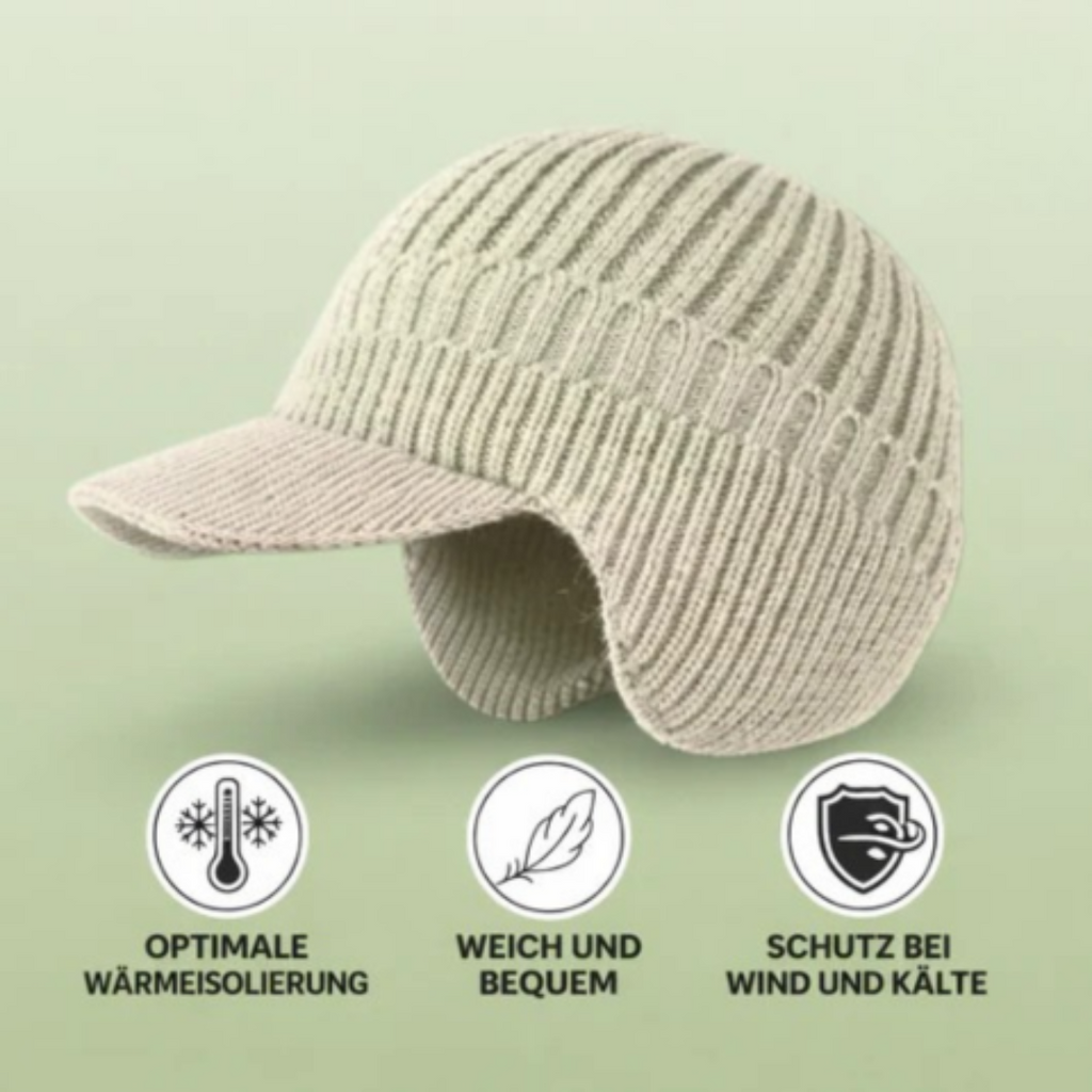 Fjordwarm – Skandinavische Mütze mit warmem Ohrenschutz