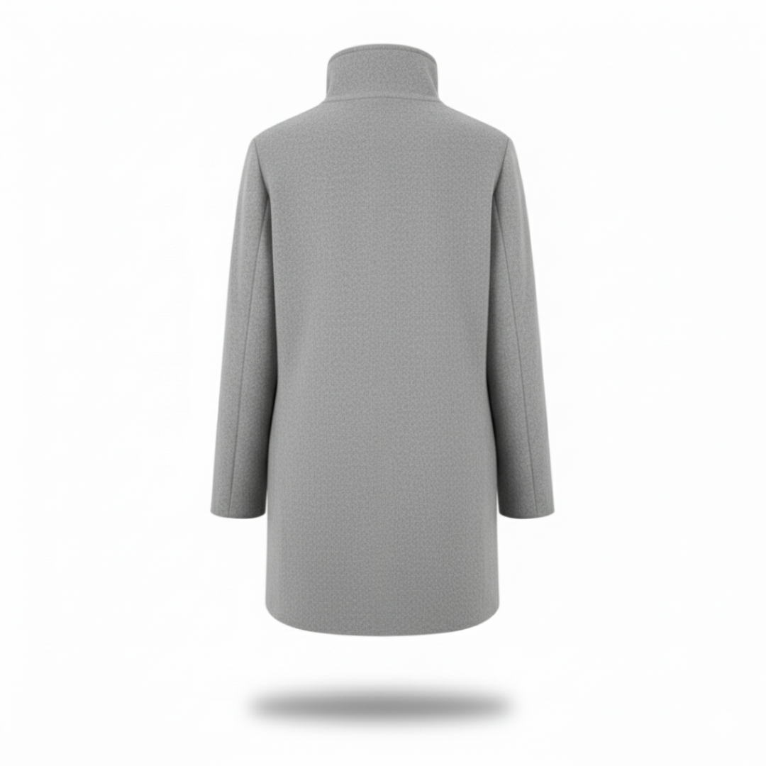 Eleganter Wintermantel Damen lang & warm im Woll-Look – Nordura Coat