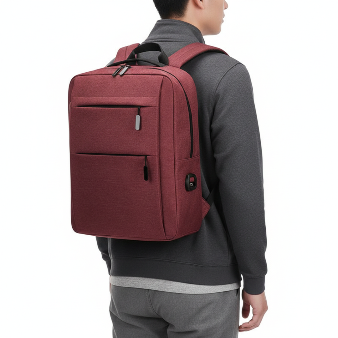 Laptop-Rucksack mit mehreren Fächern