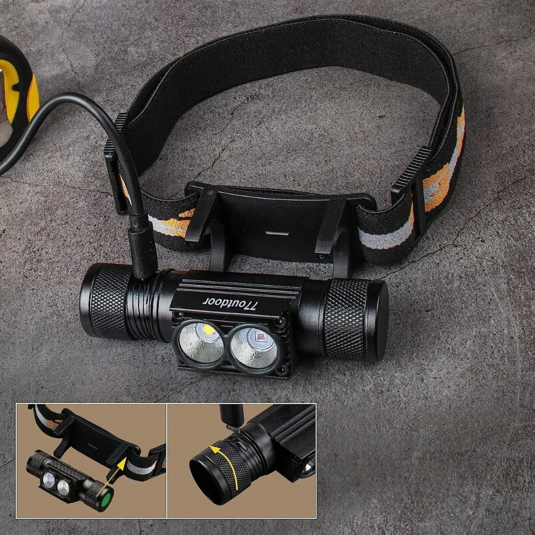 snoutatelier | Vigilaro Aufladbare LED-Stirnlampe