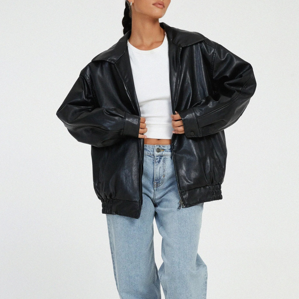 Damen Oversize mit Reißverschluss & Taschen – UrbanEase Layer