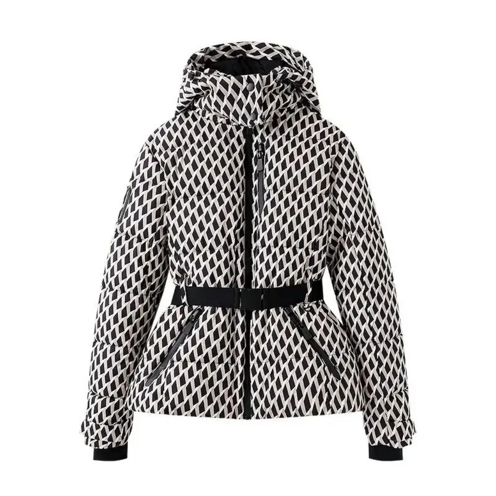 Damen Winterjacke mit Kapuze & Gürtel, winddicht & warm – Nordspur ArcticBelt Coat