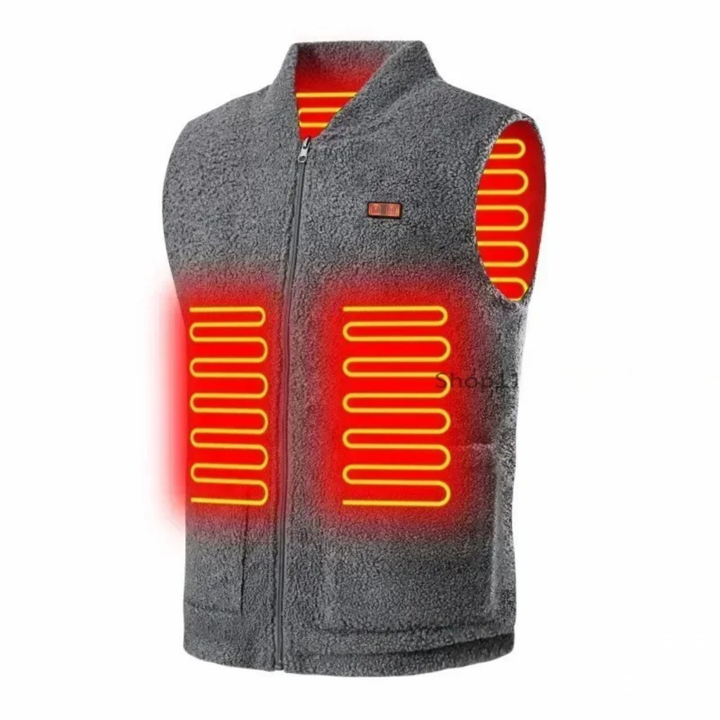 USB beheizt Weste mit 3 Heizstufen & Typ-C-Anschluss – ThermoCore Vest