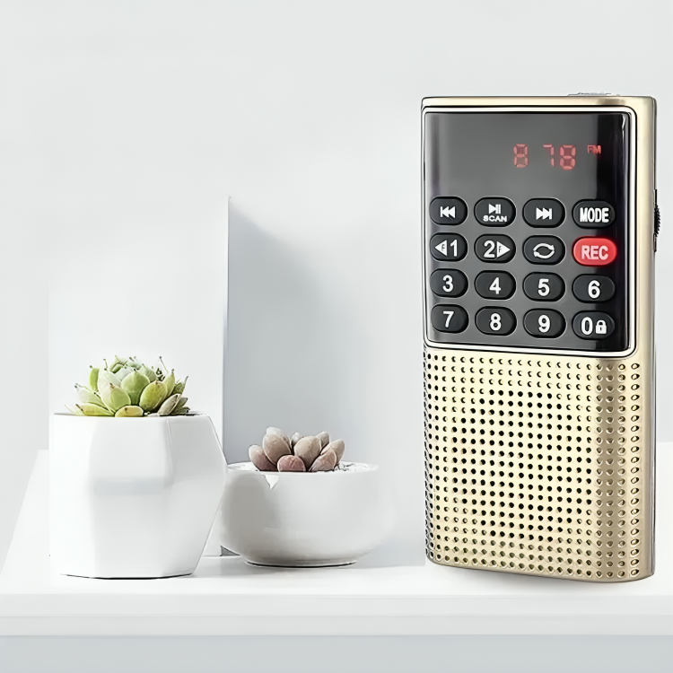 TrekTone Kompakt tragbares Radiogerät mit MP3-Player