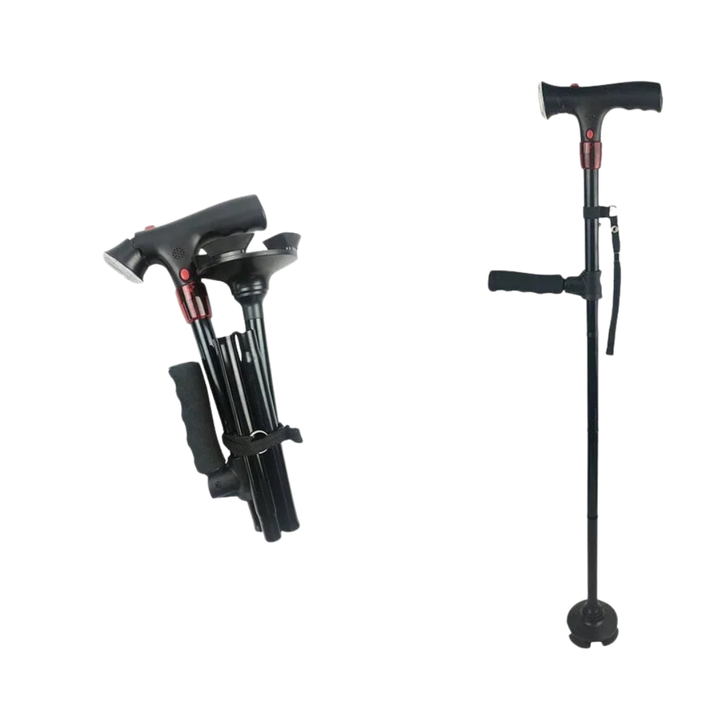 Nordspur | StabiliTrek Faltbarer Aluminium-Vierpunktstock