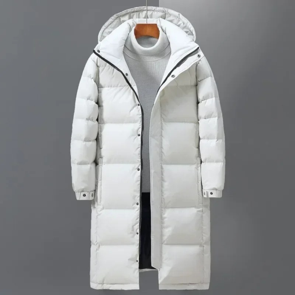 Daunenjacke mit Kapuze & Windschutz – NordFrost Parka