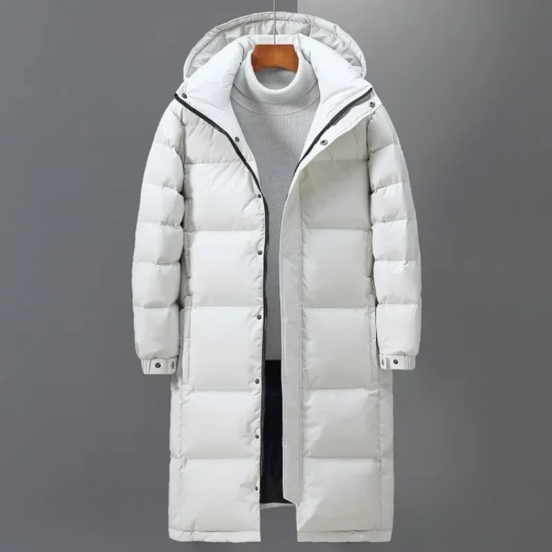 Daunenjacke mit Kapuze & Windschutz – NordFrost Parka