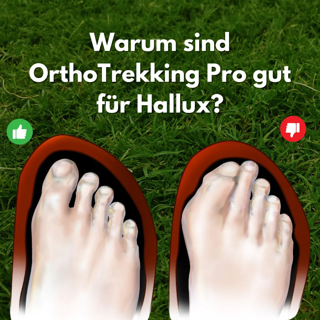OrthoTrekking Pro Hallux – ergonomische Hallux Valgus Wander u.-Trekkingschuhe
