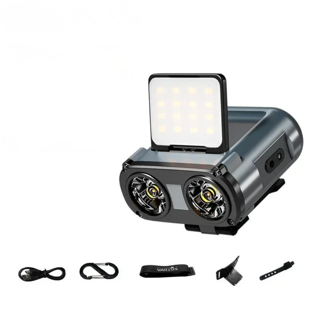 snoutatelier | TrailOrbis USB-Stirnlampe mit Bewegungssensor