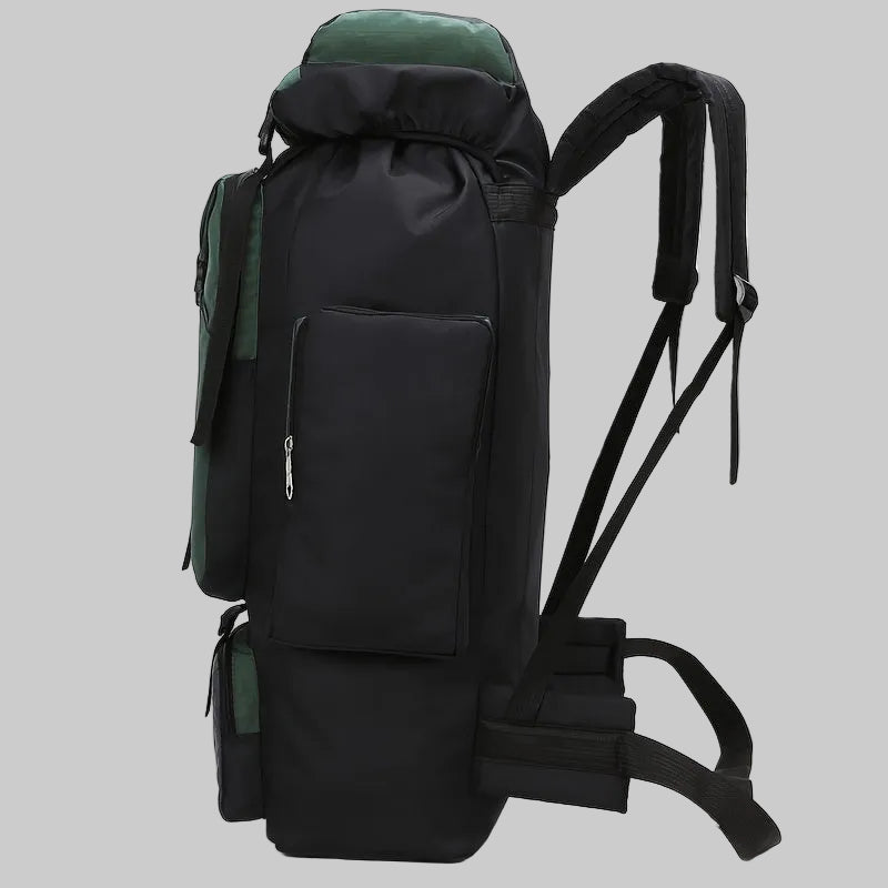 70L Trekkingrucksack mit verstellbaren Trägern für Camping und mehrtägige Wanderungen