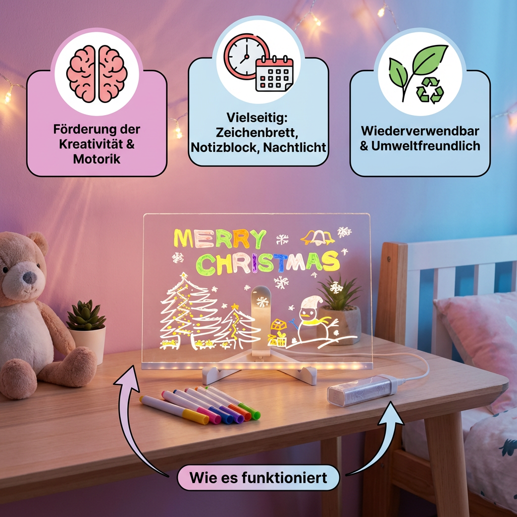 | LED Leuchtendes Zeichenbrett für Kinder