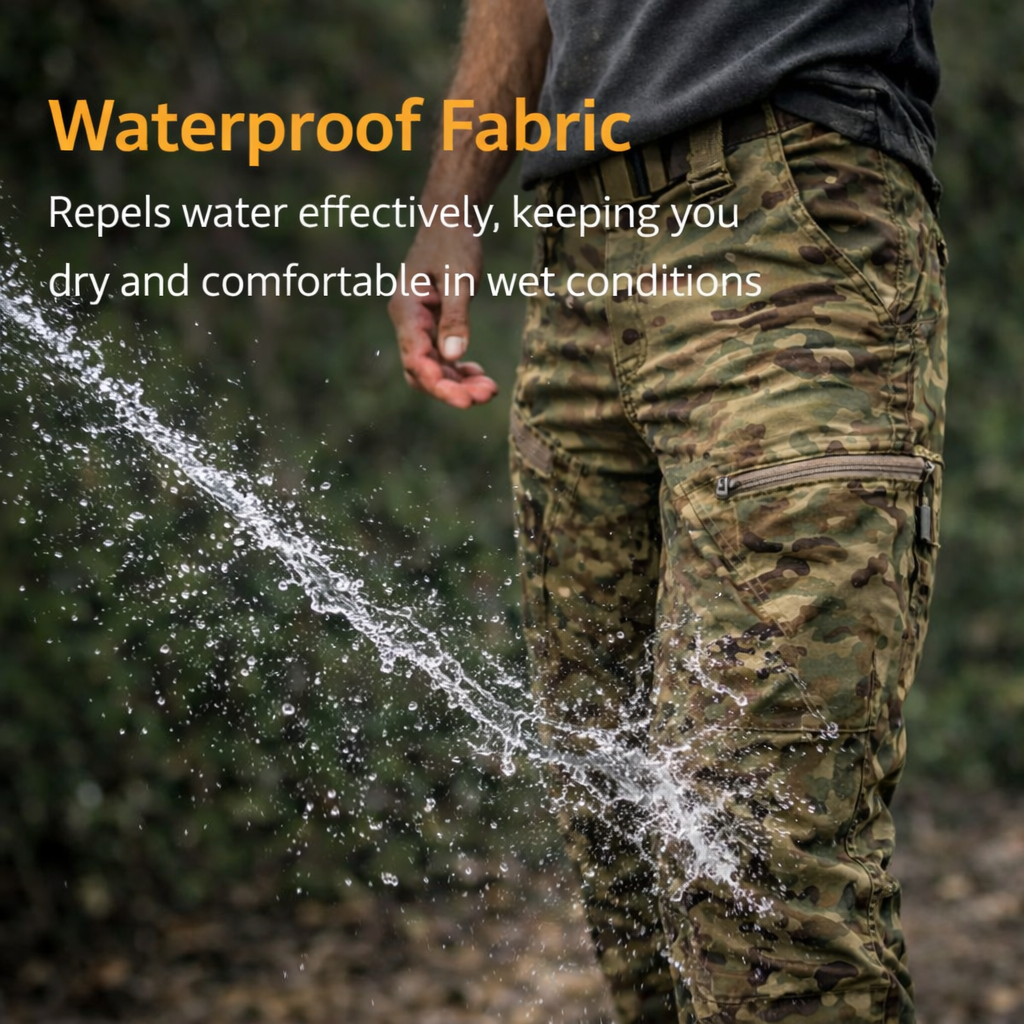 Herren wasserdichte Tactical-Hose Multicam