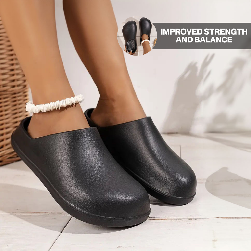 Comfort-Clogs mit rutschfester Sohle