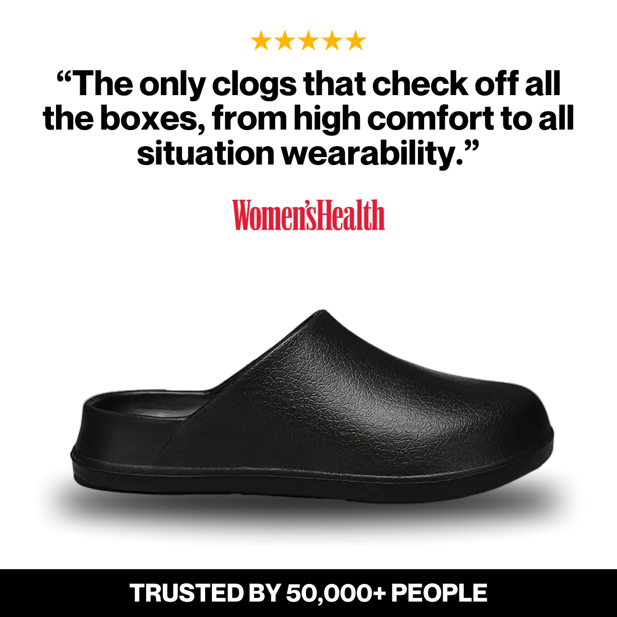 Comfort-Clogs mit rutschfester Sohle