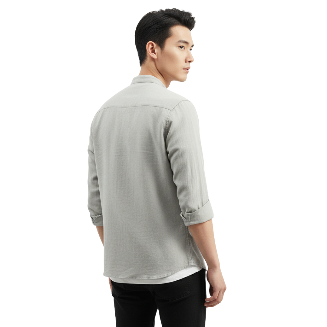 SlateCrest Pullover mit modernem Kragen