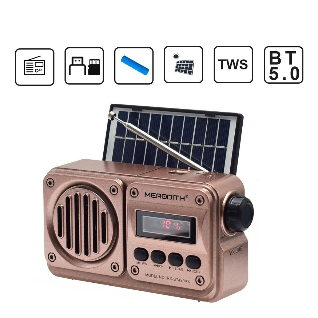 Radionex Tragbares Solarradio