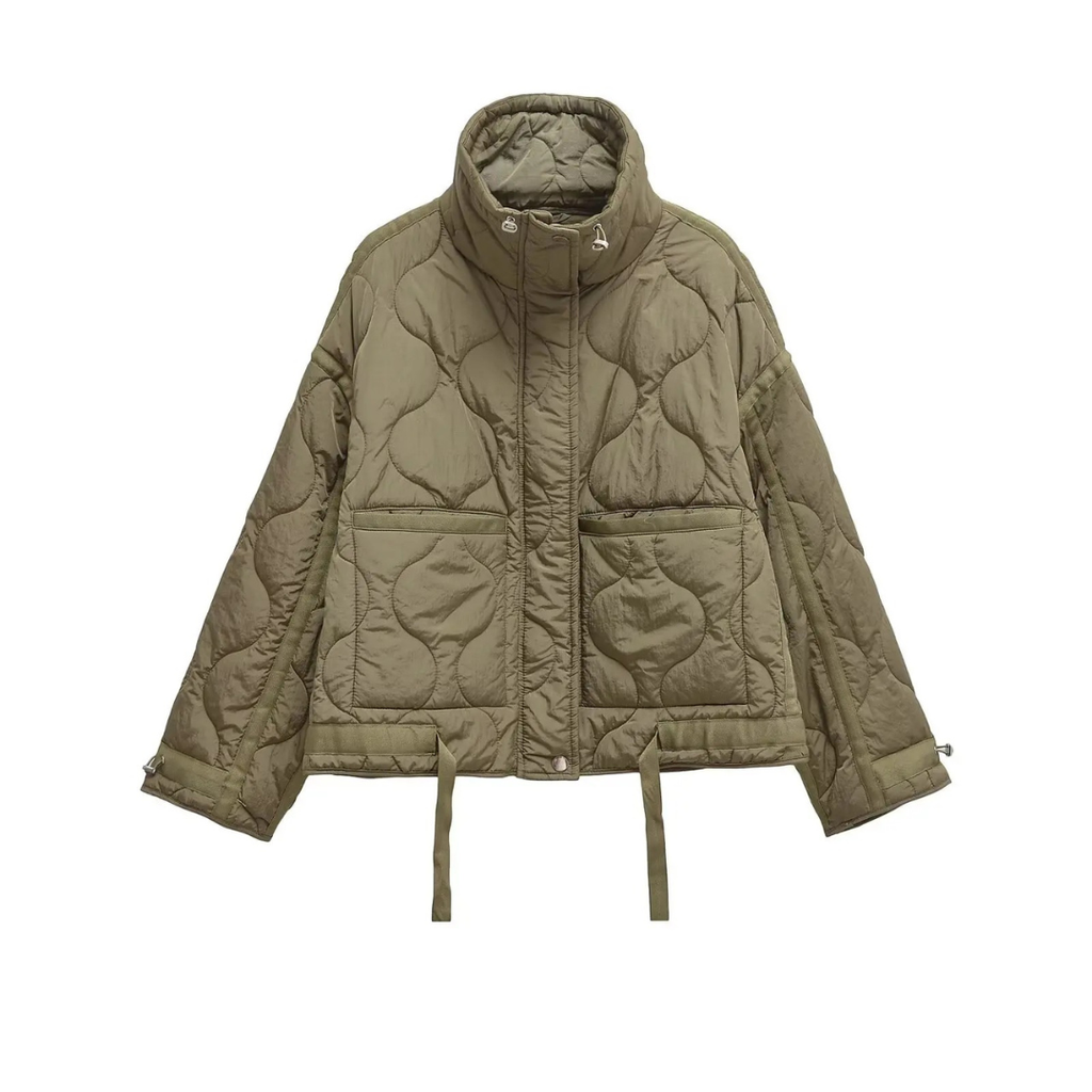 Mantel Damen mit Reißverschluss & großen Taschen – WinterLoom Jacket