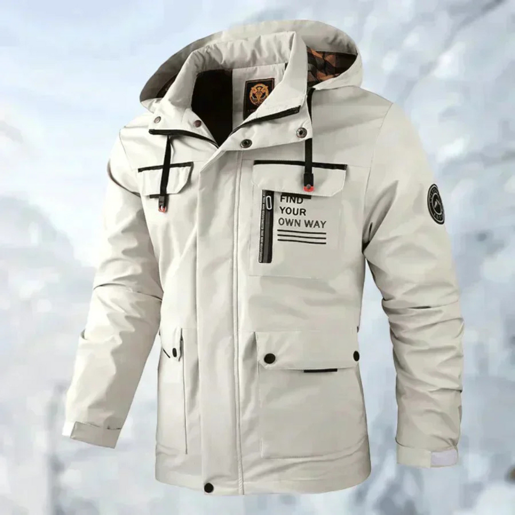 Winterjacke wasserdicht & warm mit abnehmbarer Kapuze – NordFrost Shield