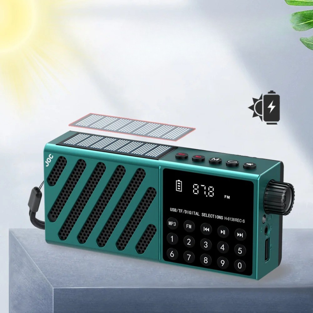 SunTone Tragbares solarbetriebenes Radio
