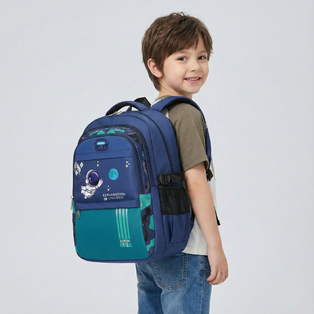 AstroVibe Wasserdichter Polyester-Schulrucksack