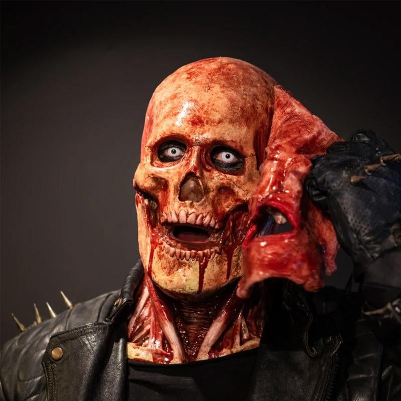 Halloween Doppellagige Totenkopfmaske