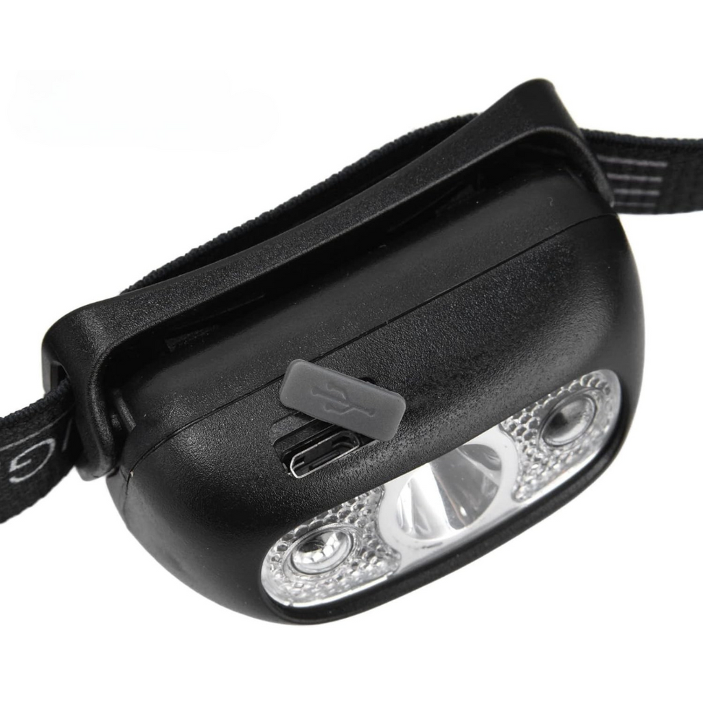 Stirnlampe LED USB aufladbar 350 Lumen – MotionBeam Mini