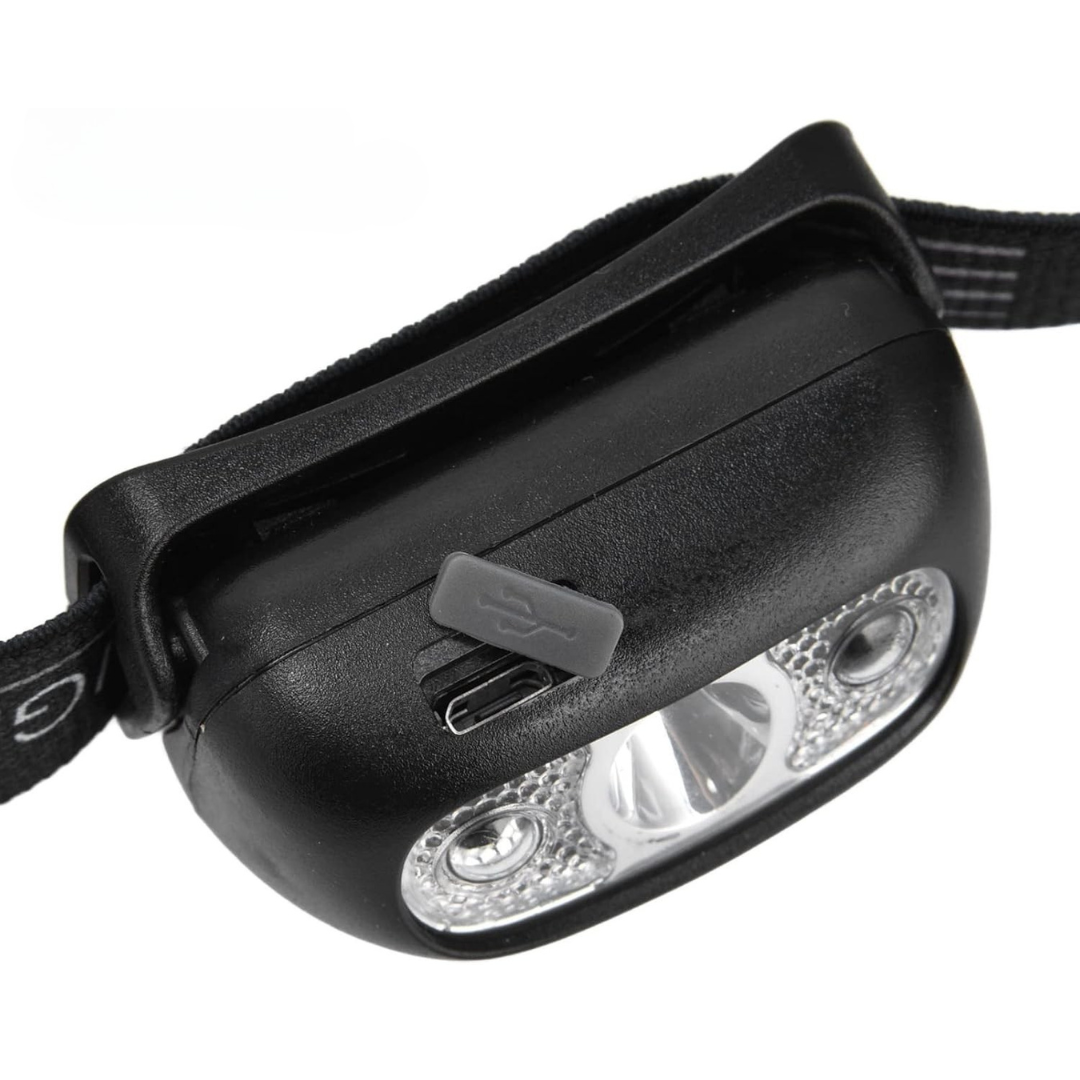 Stirnlampe LED USB aufladbar 350 Lumen – MotionBeam Mini