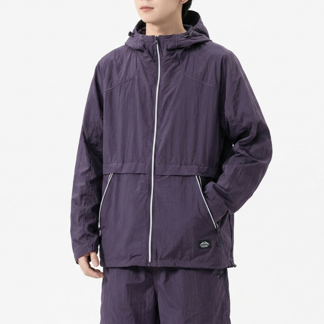 Velocira Kapuzen-Radregenjacke