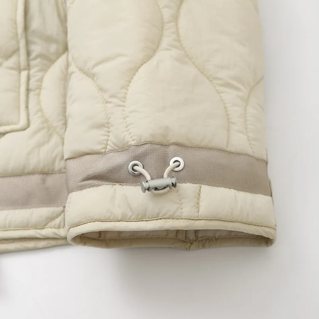 Mantel Damen gesteppt mit Reißverschluss & Taschen – AirSoft Cotton Jacket