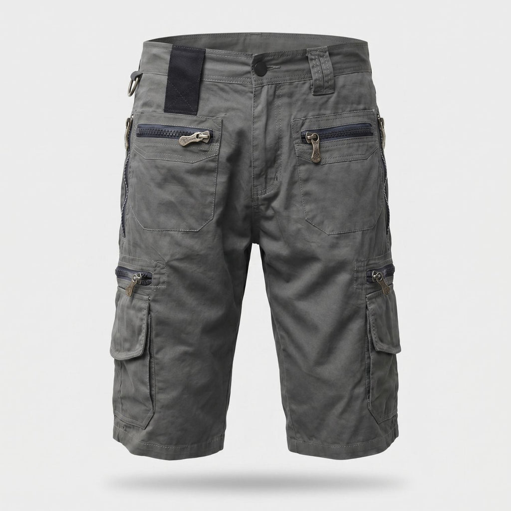 Herren Outdoor-Cargo-Shorts mit 10 Taschen – Baumwolle
